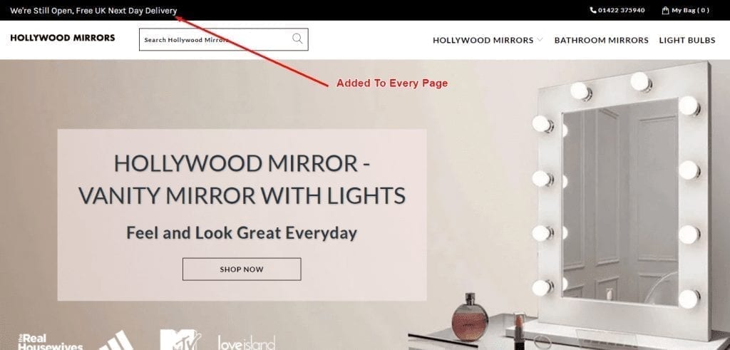 Hollywood Mirror El Mejor Espejo de Maquillaje con Luces 1 1024x491 1 Hollywood Mirror (el mejor espejo de tocador de maquillaje con luces)
