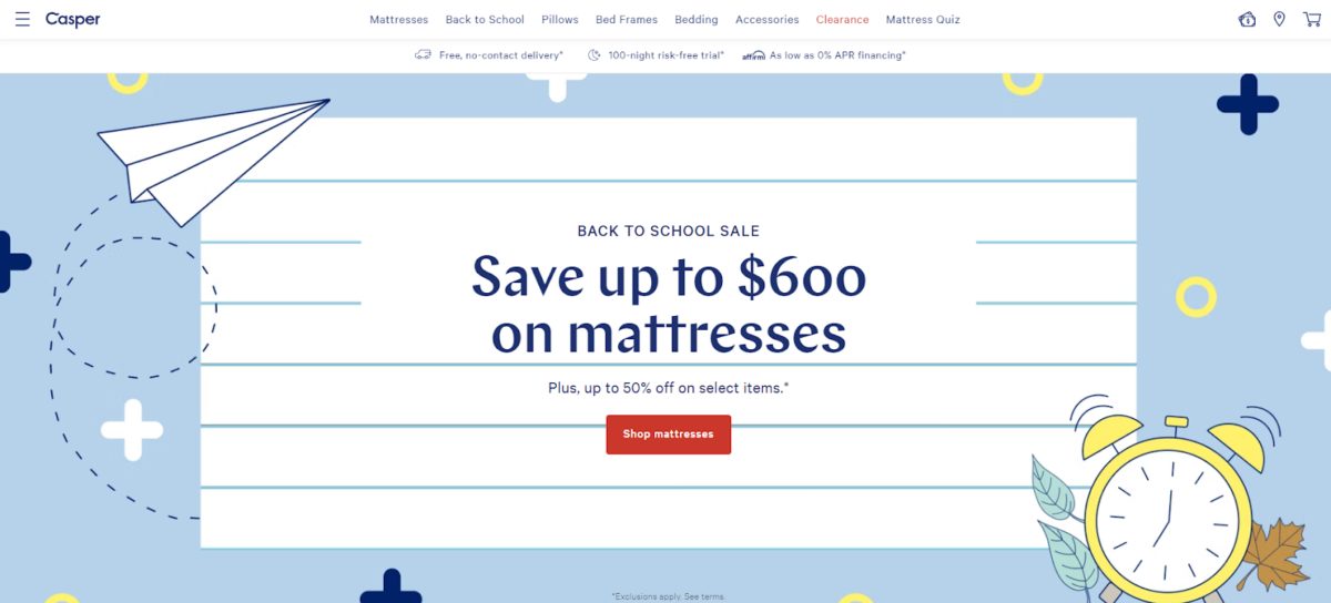 image 10 Casper Mattress Homepage