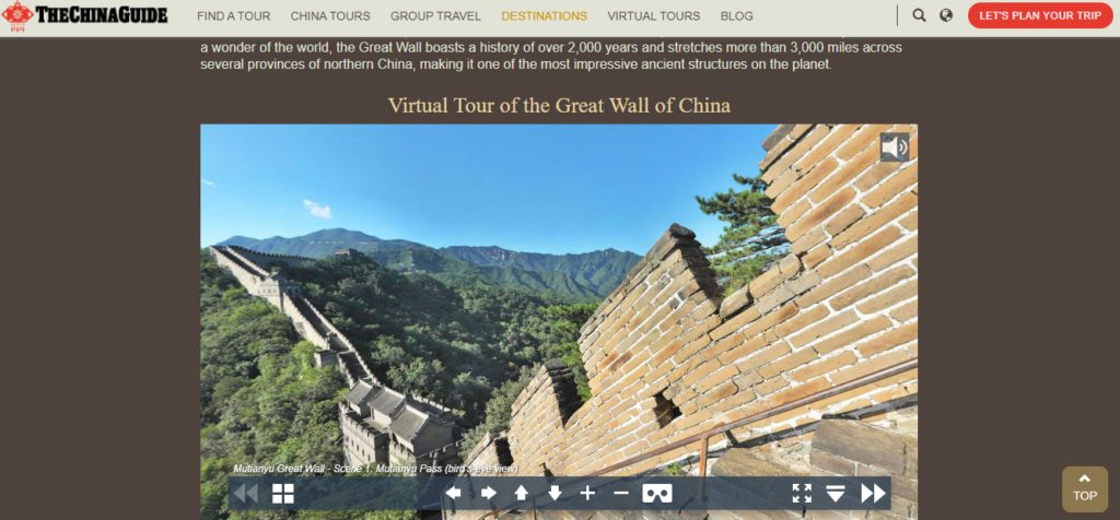 The great wall of china virtual tour Great wall of china virtual tour