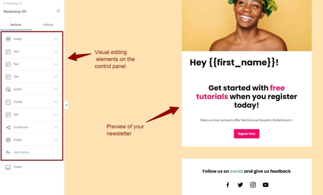 image 4 Email builder tool