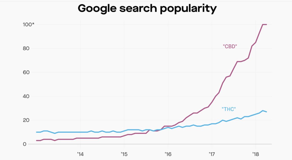 image 5 Google search popularity for THC vs CBD
