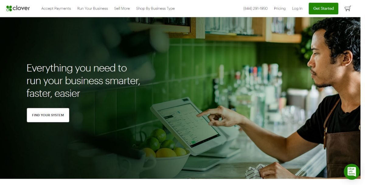 image 60 Clover POS homepage