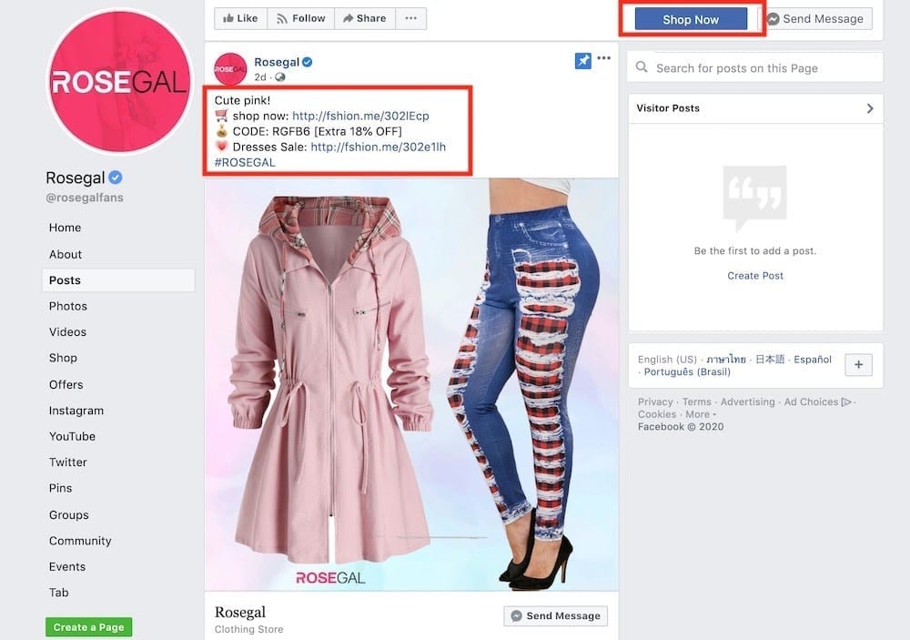 Image 4 Exemple de marque - Rosegal
