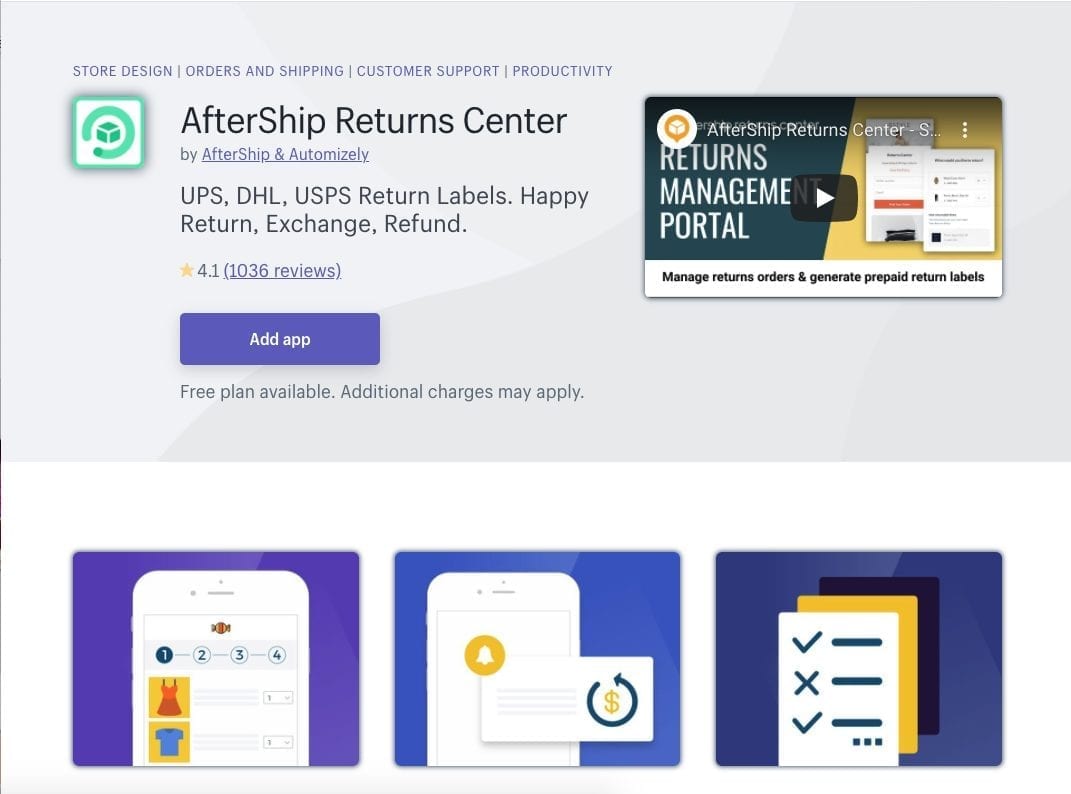 imagen 6061e2731e432 Aplicación de Shopify del centro de devoluciones de Aftership