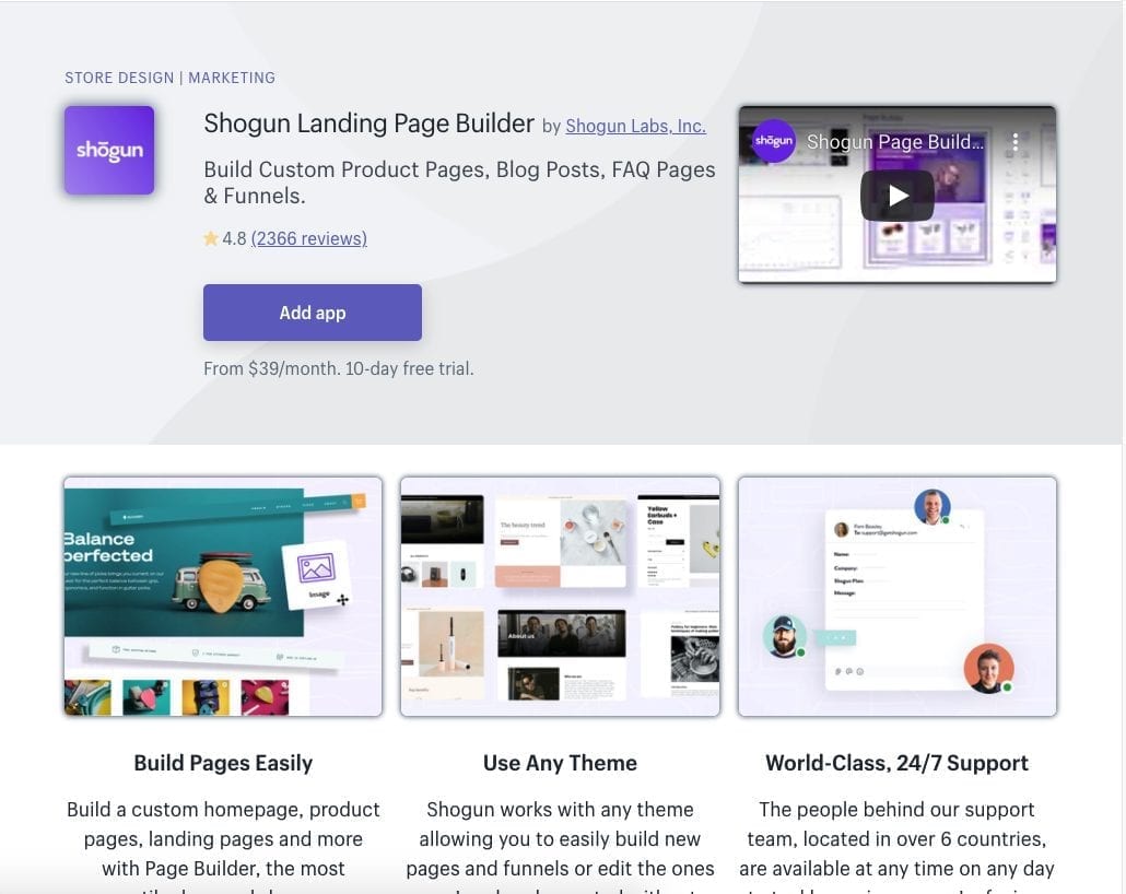 imagen 6061e28c5bb2c Aplicación Shogun Landing Page Builder Shopify