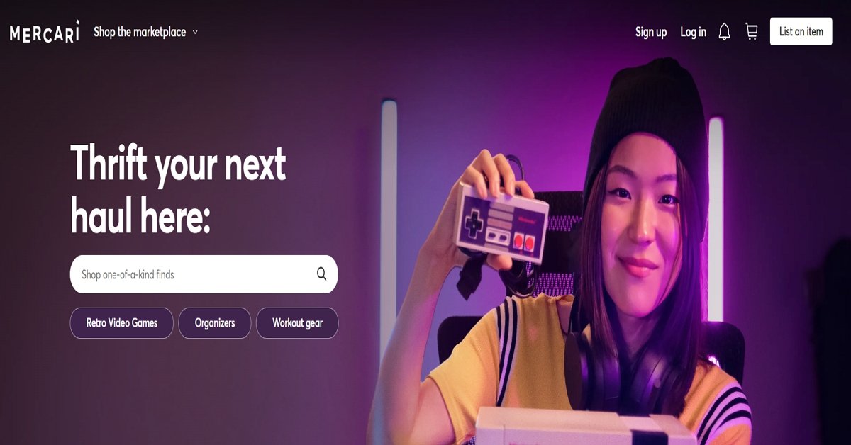 Mercari Mercari Homepage