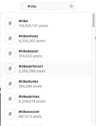 hashtag de instagram de nike resultados de busqueda de instagram