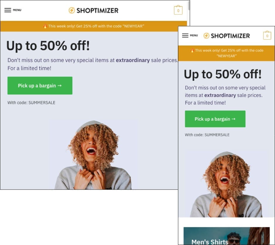 Shoptimizer Shoptimizer Theme