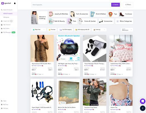 Spocket Marketplace sell on marketplace