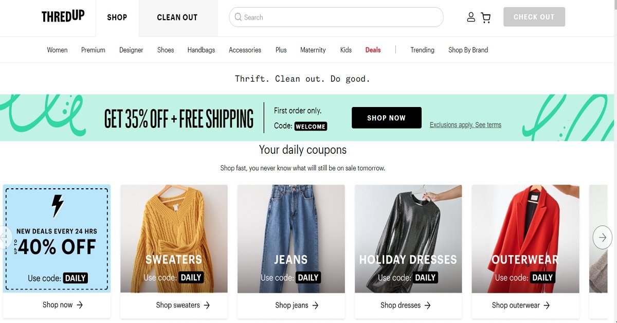 ThredUp ThredUp Homepage