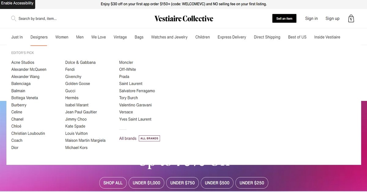 Tradesy Tradesy Homepage