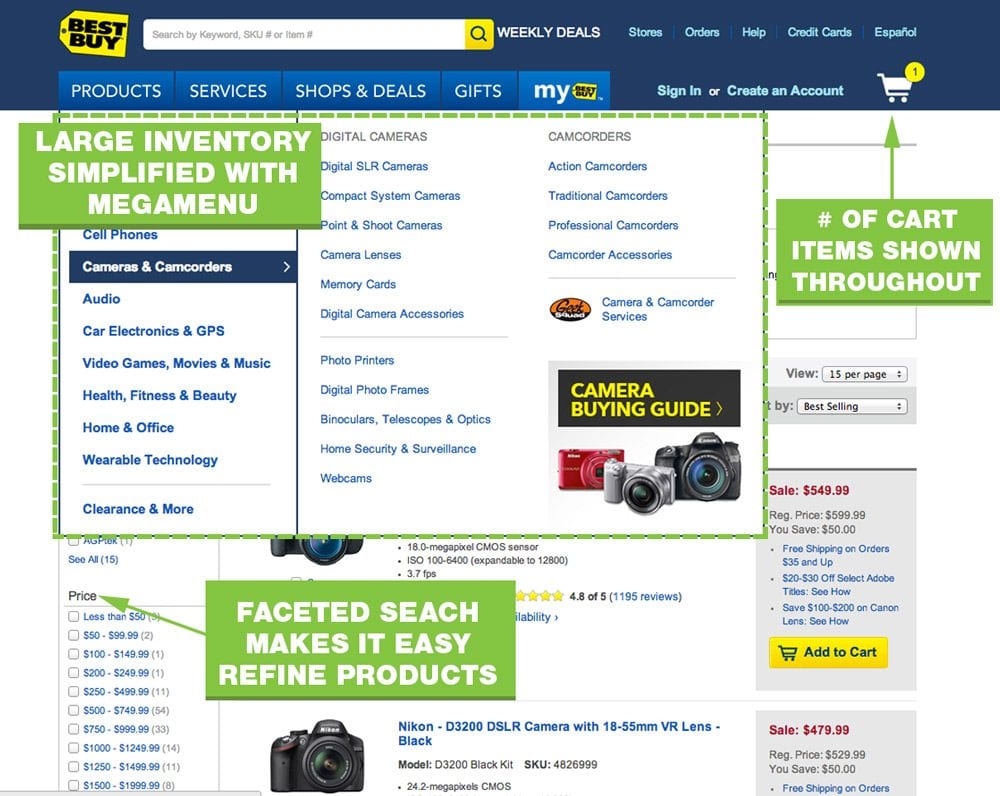 Meilleures pratiques UX Best Buy Navigation UX-Bonnes-pratiques-Meilleur-achat-Navigation