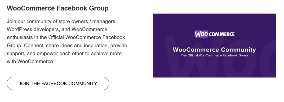 Woocommerce community Woocommerce community