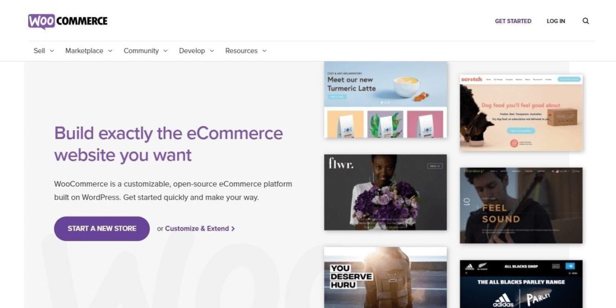 WooCommerce Venda en línea con la plataforma de comercio electrónico para WordPress Woocommerce Venda en línea con la plataforma de comercio electrónico para WordPress