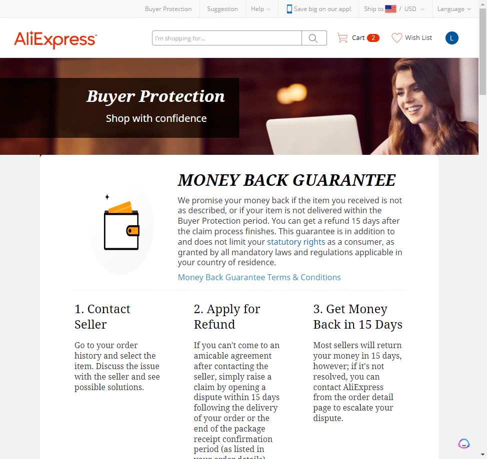 protección del comprador de aliexpress 1 Protección del comprador de AliExpress
