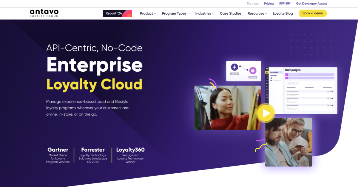 API Centric and No Code Enterprise Loyalty Cloud Antavo Antavo