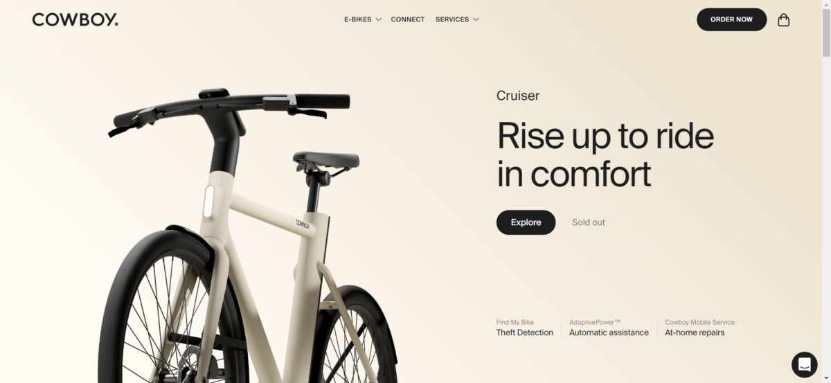 Cowboy Electric Bike for Urban Riders United States Cowboy electric bike homepage