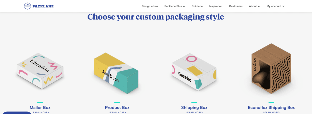 Custom Boxes Custom Packaging Design your own boxes Packlane Packlane Choose Your Custom Packaging Style