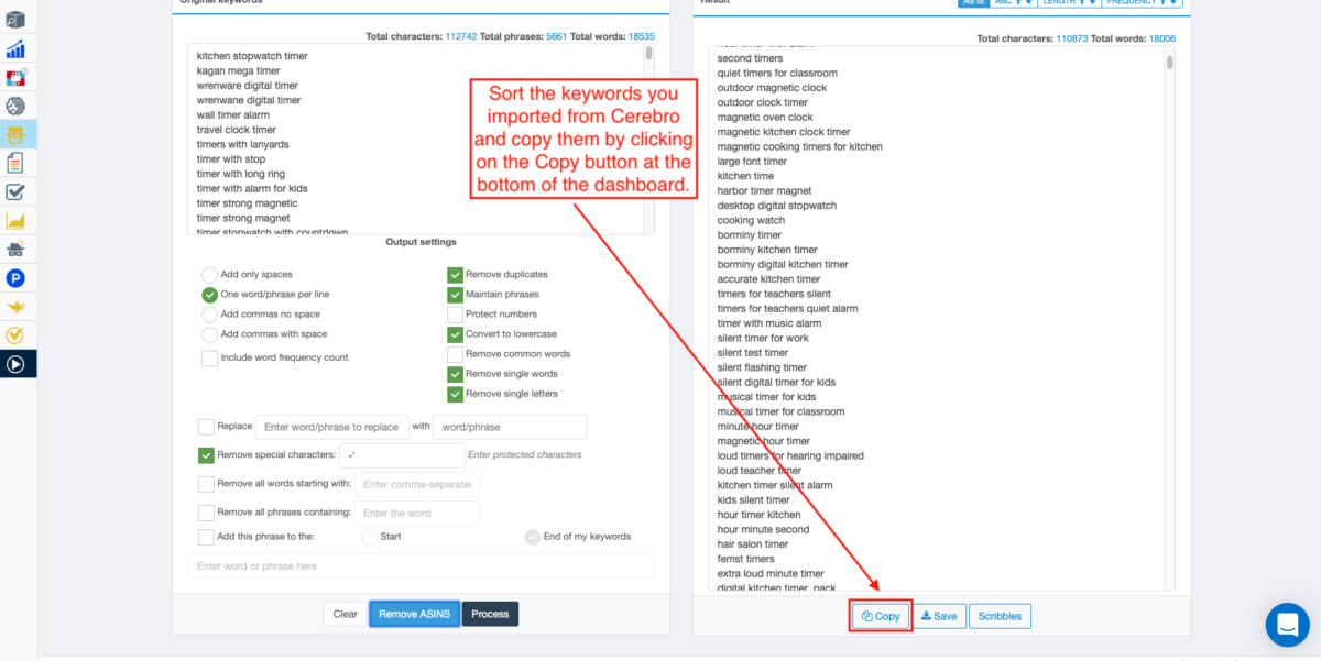 Frank copy to index Index Checker