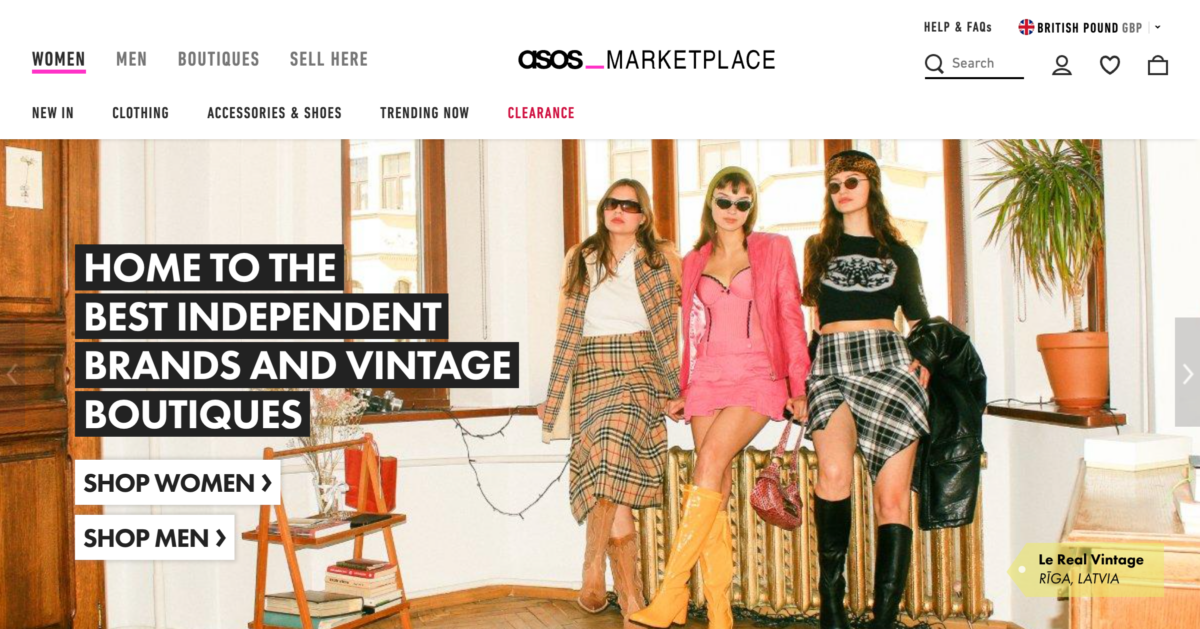Hot New Brands Labels Vintage Boutiques ASOS Marketplace ASOS Marketplace
