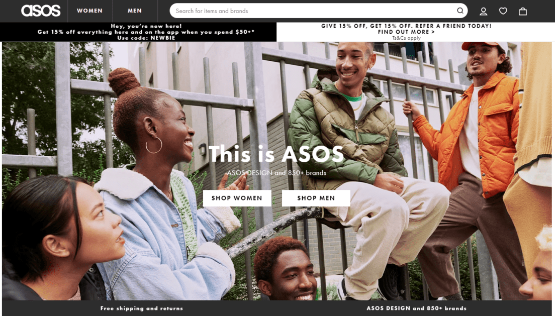 image 17 Asos Homepage