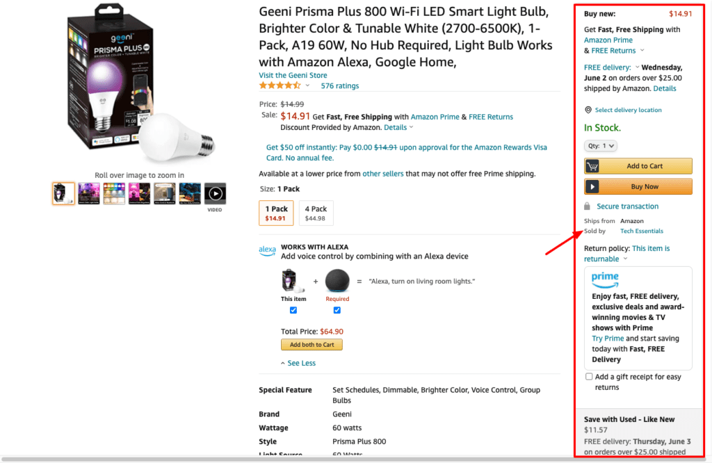 Image 4 Boîte d'achat Amazon