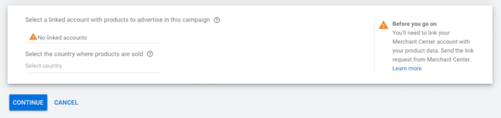 linkmerchantaccount Link Google Merchant Center Account
