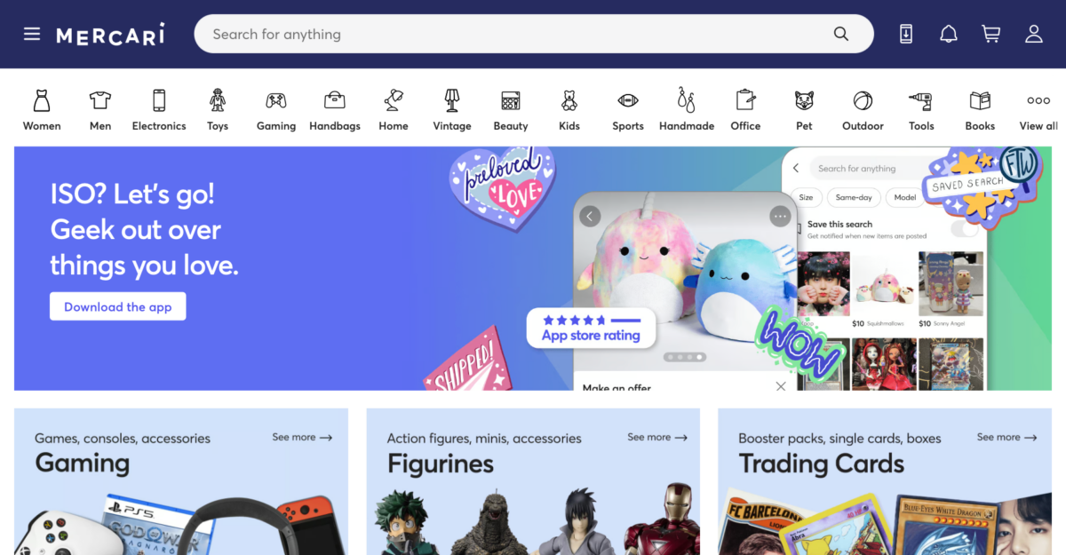 Mercari Your Marketplace Mercari