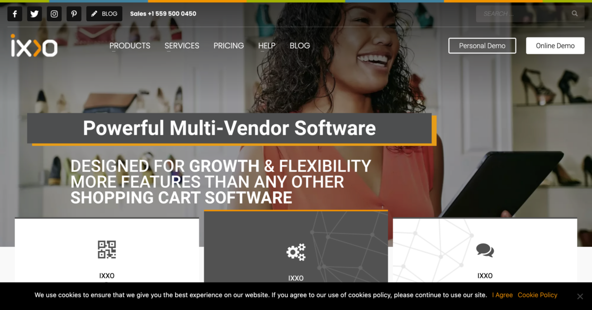 Multi Vendor Platform and Shopping Cart Software eCommerce Solutions IXXOcart Multi-Vendor