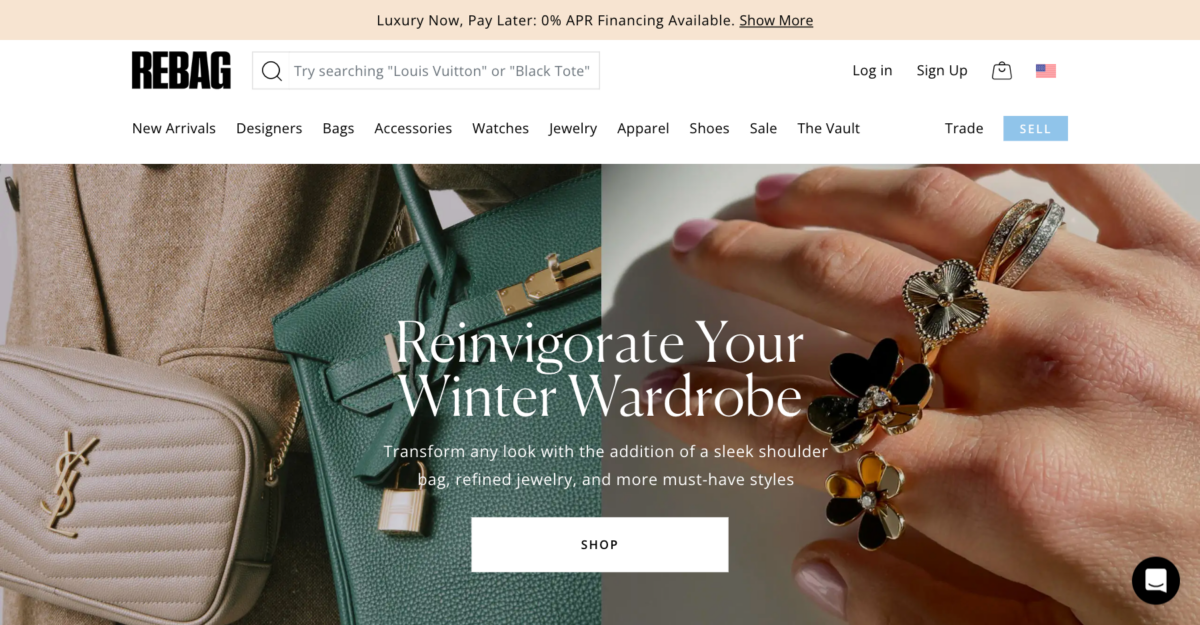 Rebag Buy Sell Designer Bags Watches Jewelry More Rebag