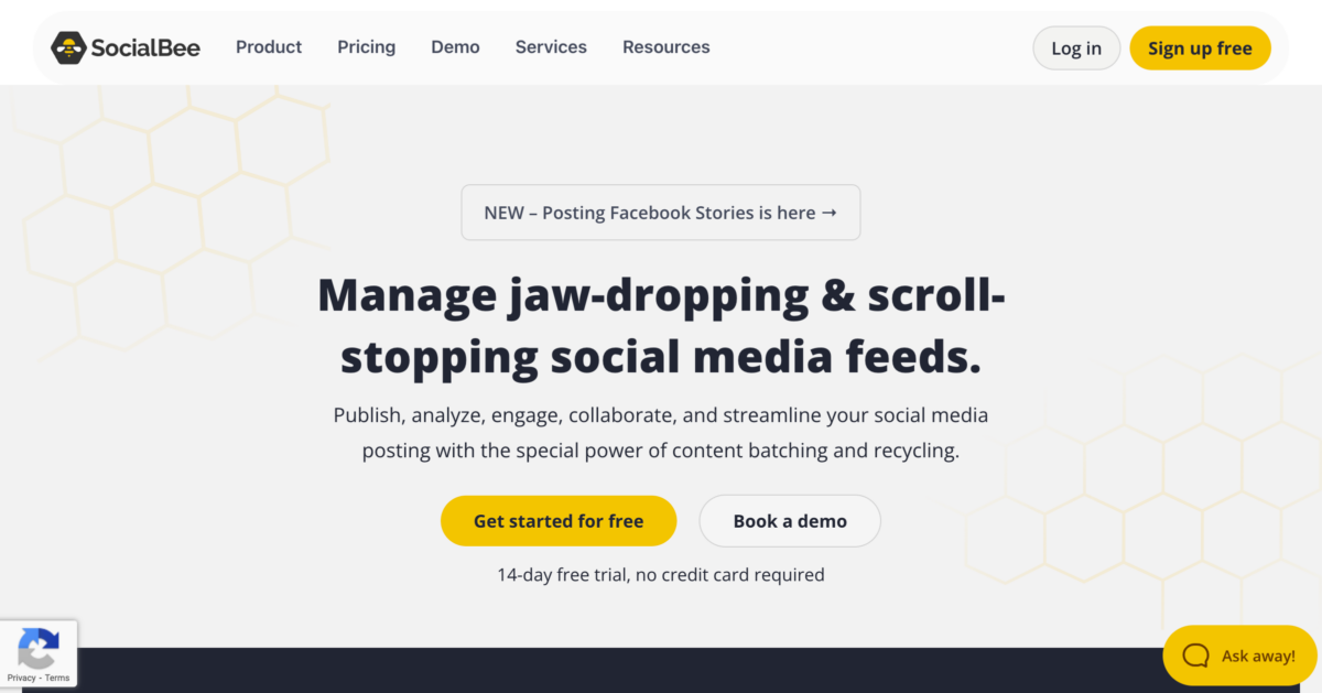 SocialBee AI Powered Social Media Management Tool SocialBee Screenshot SocialBee