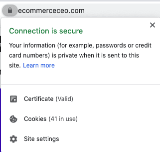 SSL More Information SSL More Information