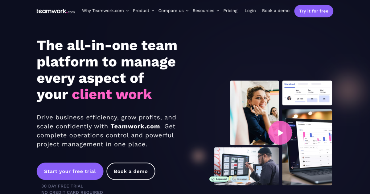 Teamwork.com Screenshot Teamwork.com Screenshot