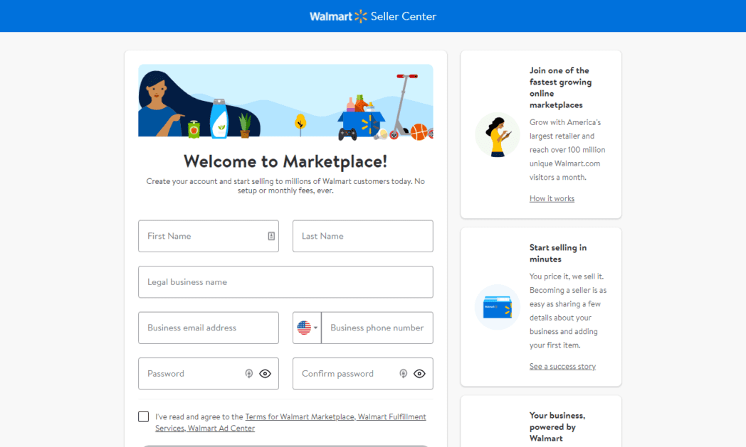 Walmart Seller Application Walmart Seller Center Application