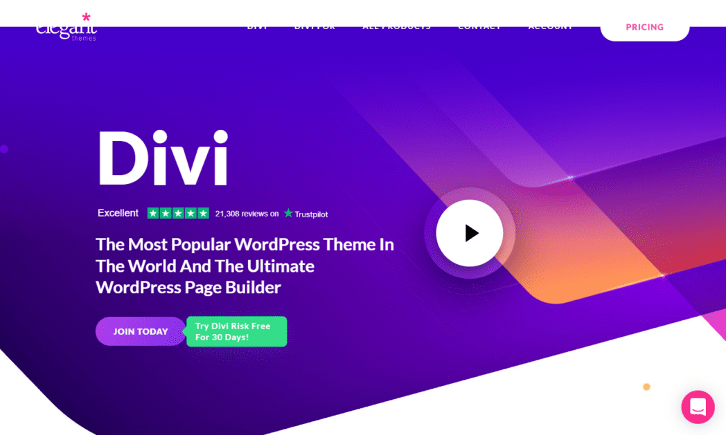www.elegantthemes.com gallery divi Screenshot Divi Homepage
